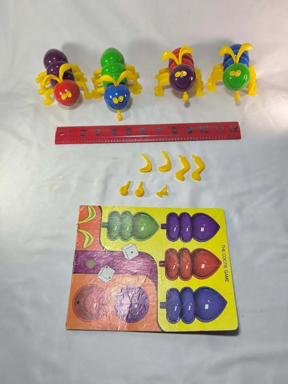 Vintage Vintage 1976 Schaper Cootie Game Toy replacement pieces